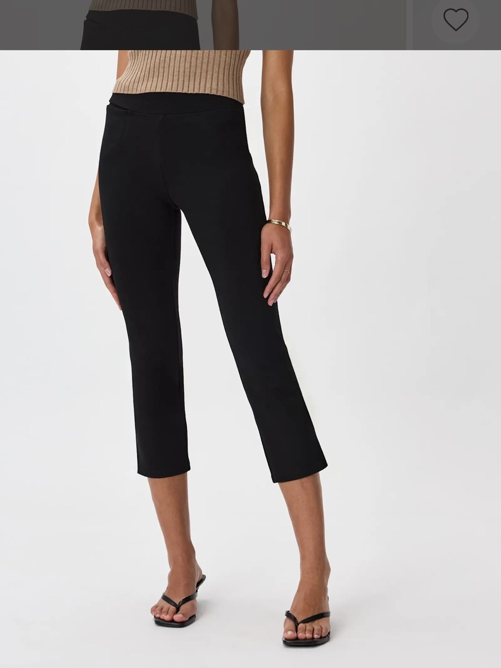 Quince ponte kick flare pants